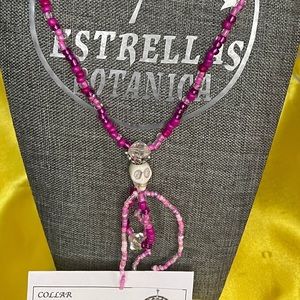 Holy Death, Grim reaper bead necklace in multiple colors